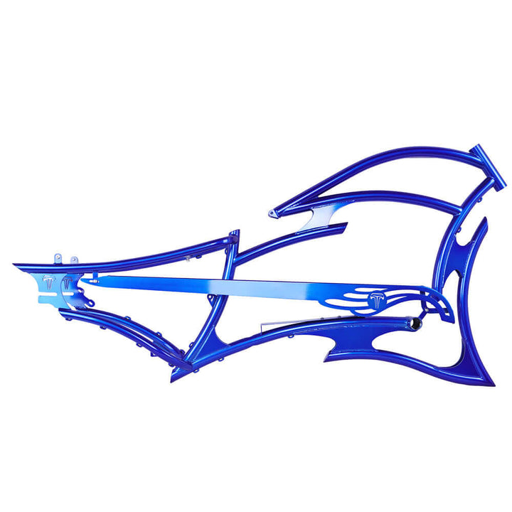 Tracer FM-RAPTOR Ebike Frame 26inch Stretch Chopper for Single Speed/7 Speed - EBike Haul