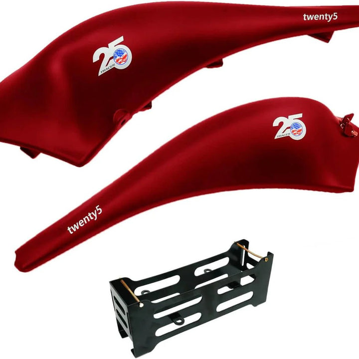 Tracer FM-Twenty5 E-Bike 26" Stretch Cruiser Steel Frame and Chain Guard for 26" x3.0, 4.0 Tire - EBike Haul