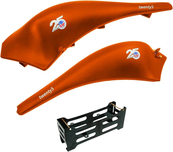 Tracer FM-Twenty5 E-Bike 26" Stretch Cruiser Steel Frame and Chain Guard for 26" x3.0, 4.0 Tire - EBike Haul