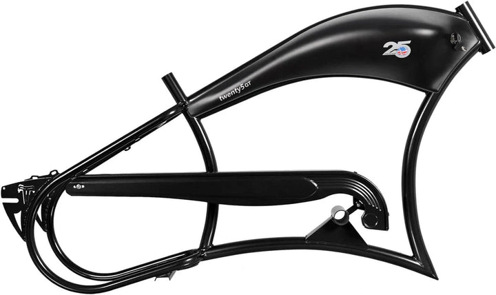 Tracer FM-Twenty5 E-Bike 26" Stretch Cruiser Steel Frame and Chain Guard for 26" x3.0, 4.0 Tire - EBike Haul