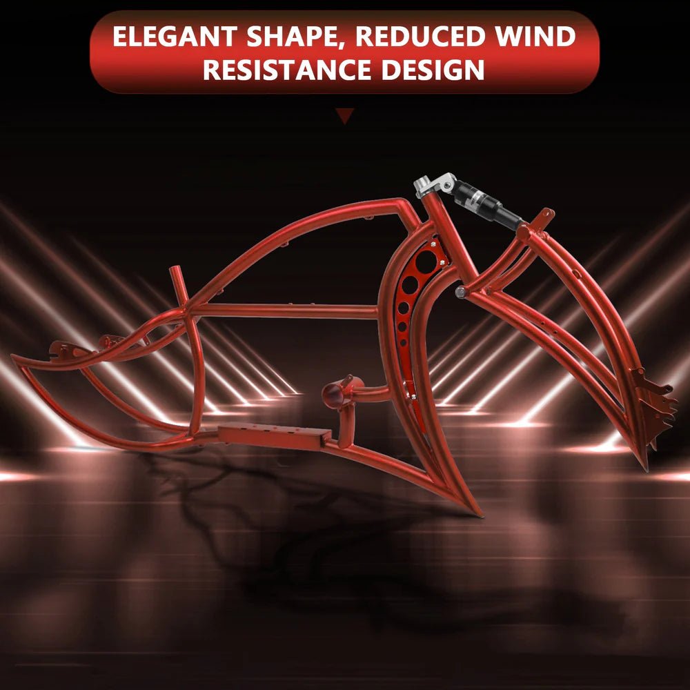 Tracer Signature Pro 26" Chopper Cruiser Electric Bike Frame - EBike Haul