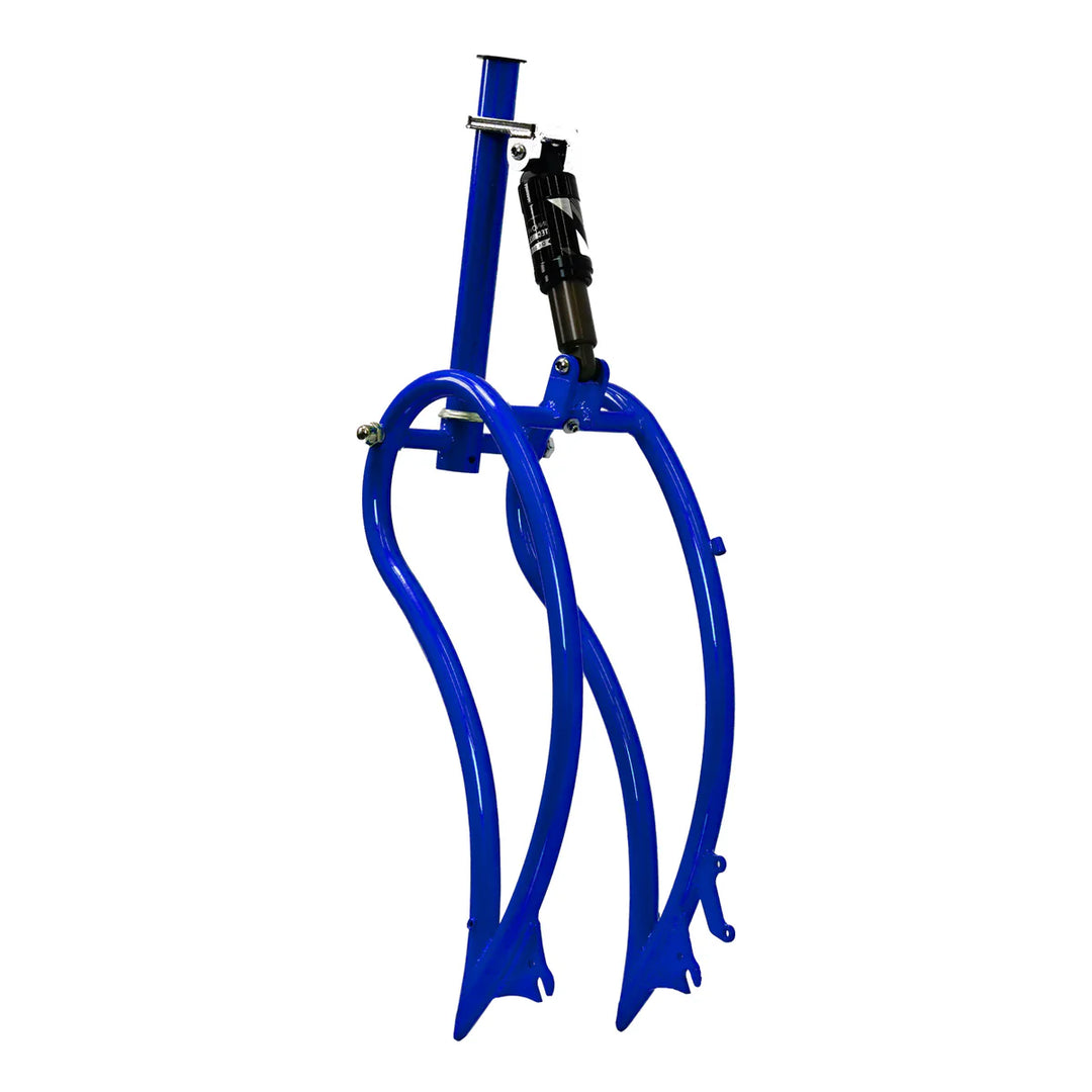 Tracer FM-Leopard 3i Pro 26" Stretch Beach Cruiser Steel Frame, Springer Fork and Chain Guard Included - EBike Haul