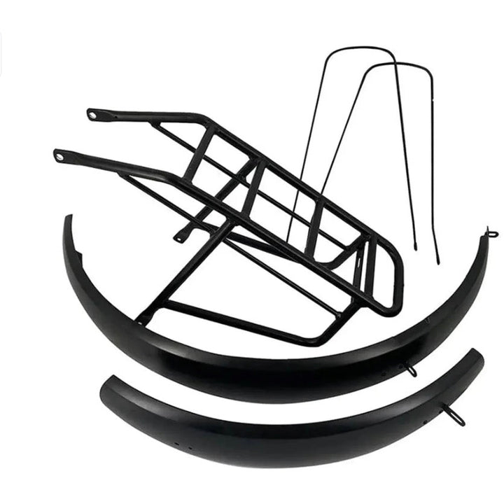 Velowave|Rear Rack & Fender Kit for Rover/Ranger Fat Tire EBike - EBike Haul