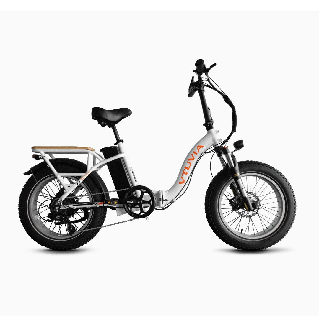 VTUVIA| SF20H Folding 750W, UL Certified, Fat Tire Step-Through Electric Bike - EBike Haul