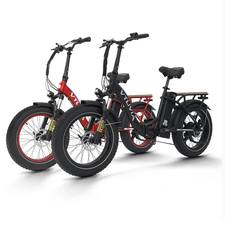 VTUVIA| SF20H Folding Step-Through Electric Bike Combo - EBike Haul
