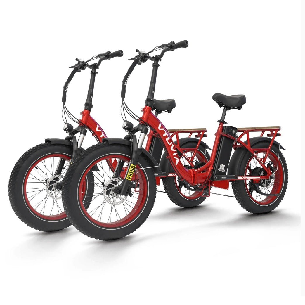 VTUVIA| SF20H Folding Step-Through Electric Bike Combo - EBike Haul