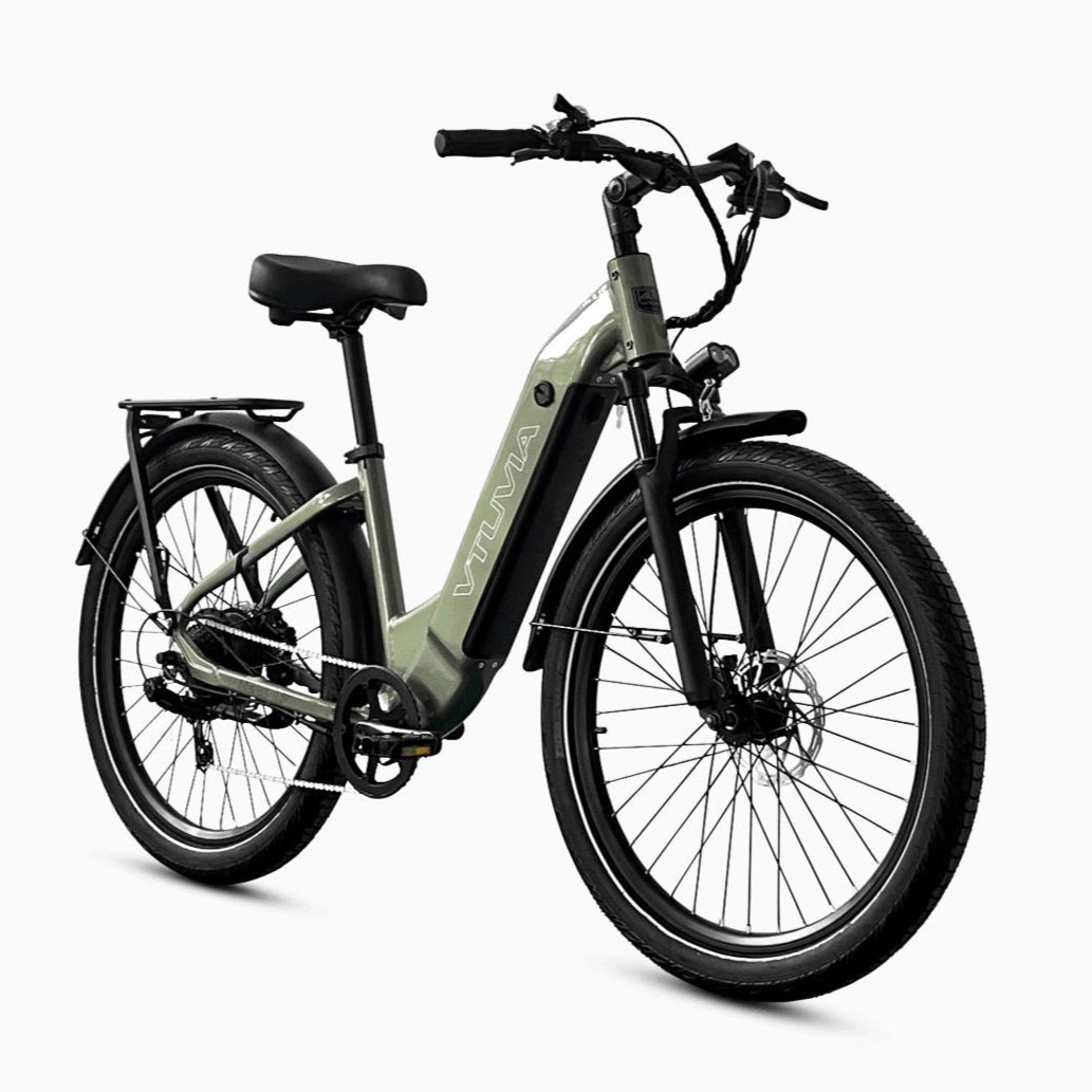 VTUVIA| Zeal LT7 500W Torque Sensor,70-Mile Range Step-Through E-Bike - EBike Haul
