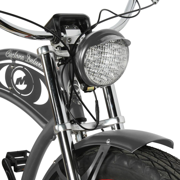 Micargi Micargi| 26" CYCLONE 2.0 Deluxe 500W 48V 11.6AH Fat Tire Cruiser Electric Bike - eBike Haul