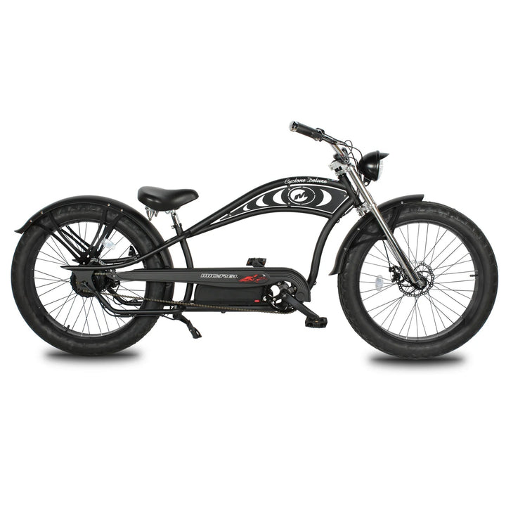 Micargi Micargi| 26" CYCLONE 2.0 Deluxe 500W 48V 11.6AH Fat Tire Cruiser Electric Bike - eBike Haul