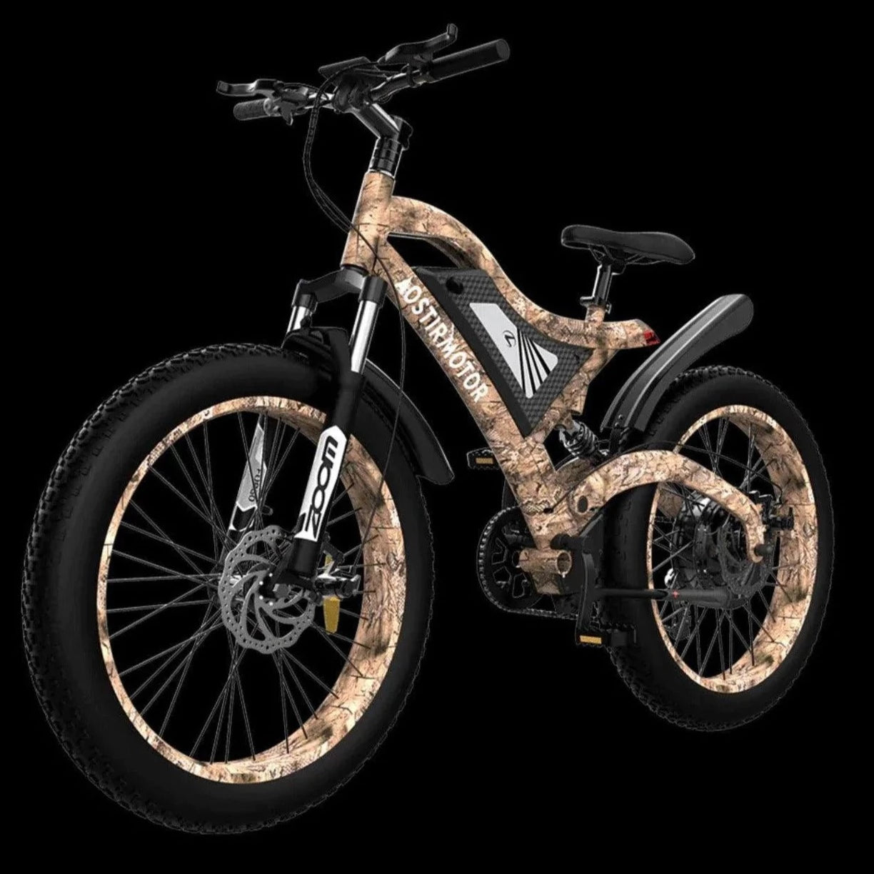 AOSTIRMOTOR S18 Snakeskin Grain 1500W All Terrain E Mountain Bike