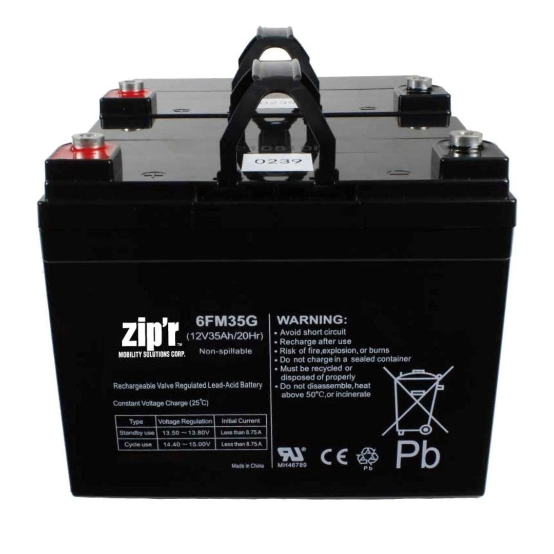 Zip'r Batteries for Zip'r Breeze Mantis PC Electric Wheelchairs & Mobility Scooters-TSA Approved - eBike Haul
