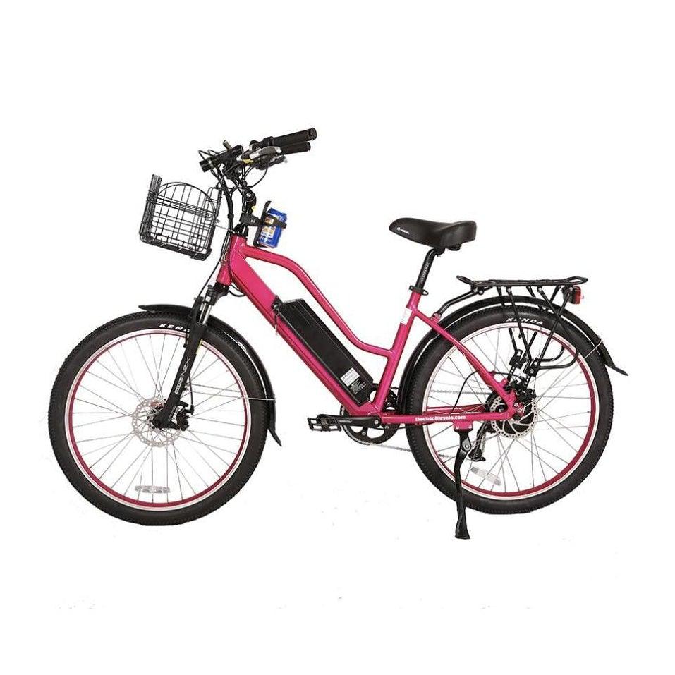 X-Treme Catalina Step-Through Beach Cruiser 48 Volt Lithium Powered Electric Bike - eBike Haul