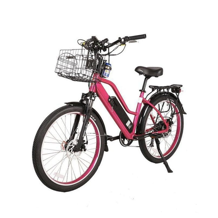 X-Treme Catalina Step-Through Beach Cruiser 48 Volt Lithium Powered Electric Bike - eBike Haul