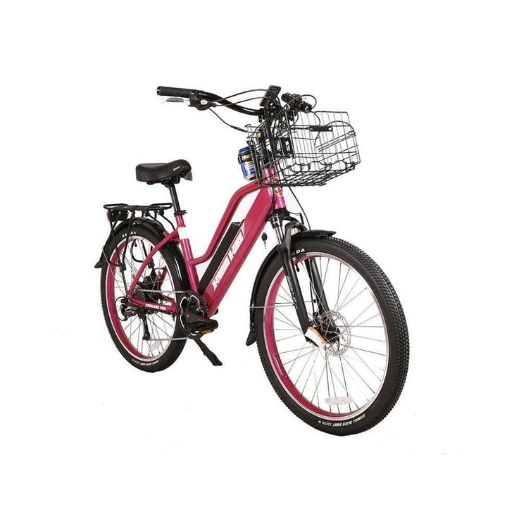 X-Treme Catalina Step-Through Beach Cruiser 48 Volt Lithium Powered Electric Bike - eBike Haul
