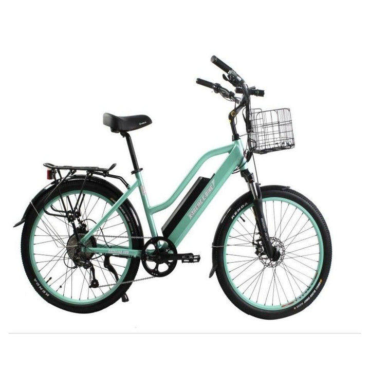 X-Treme Catalina Step-Through Beach Cruiser 48 Volt Lithium Powered Electric Bike - eBike Haul