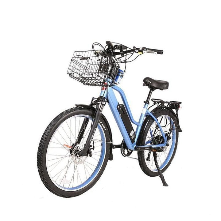 X-Treme Catalina Step-Through Beach Cruiser 48 Volt Lithium Powered Electric Bike - eBike Haul