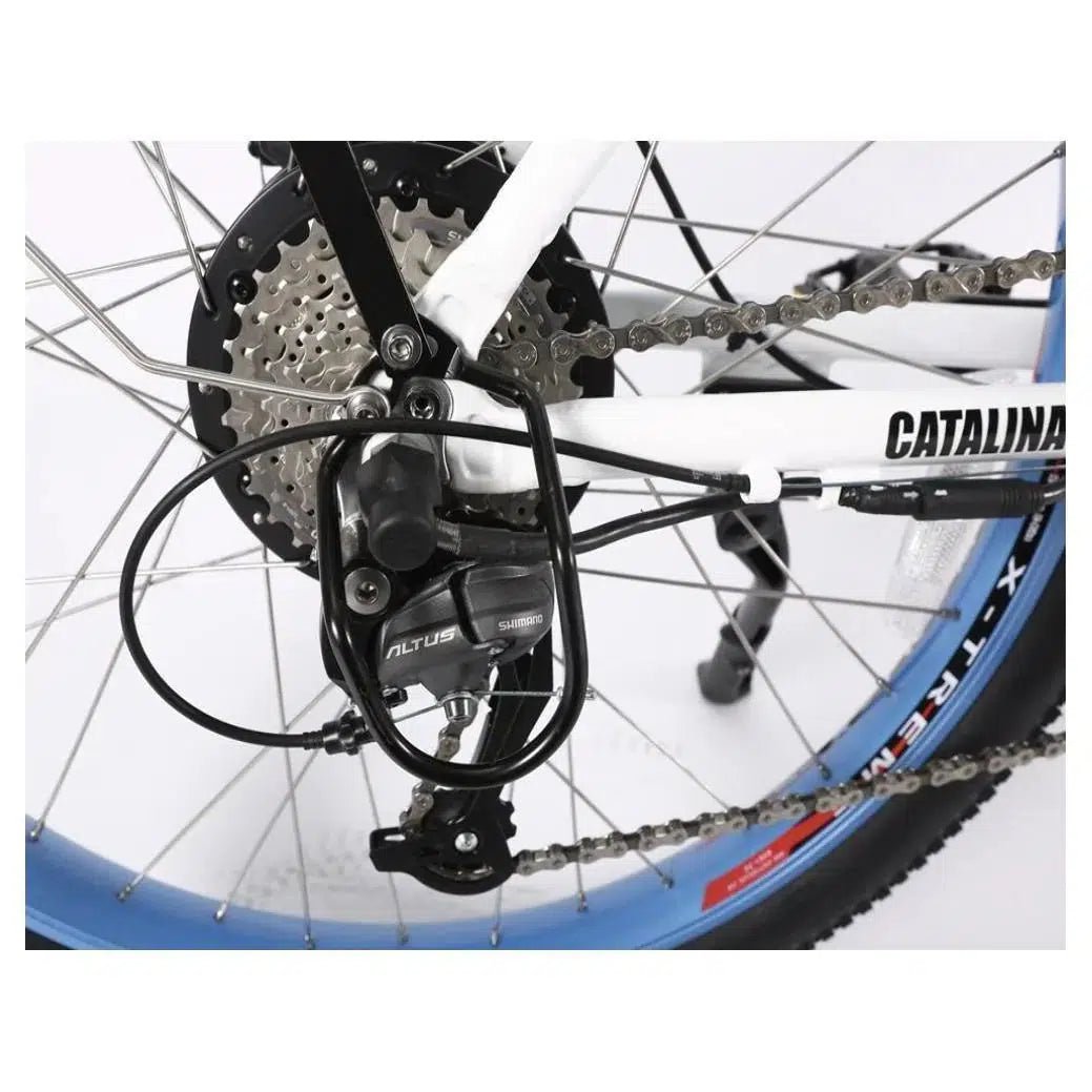 X-Treme Catalina Step-Through Beach Cruiser 48 Volt Lithium Powered Electric Bike - eBike Haul