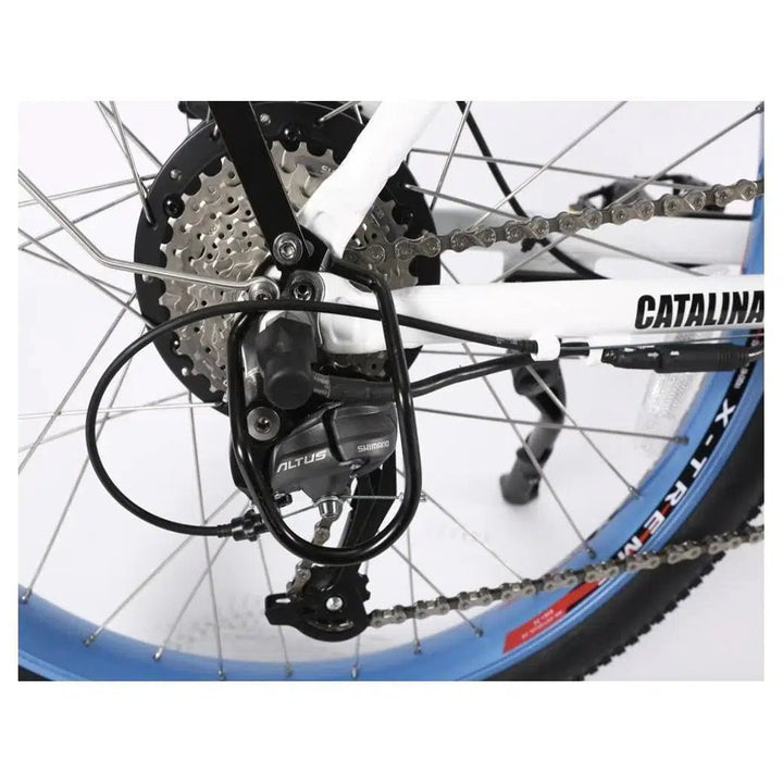 X-Treme Catalina Step-Through Beach Cruiser 48 Volt Lithium Powered Electric Bike - eBike Haul