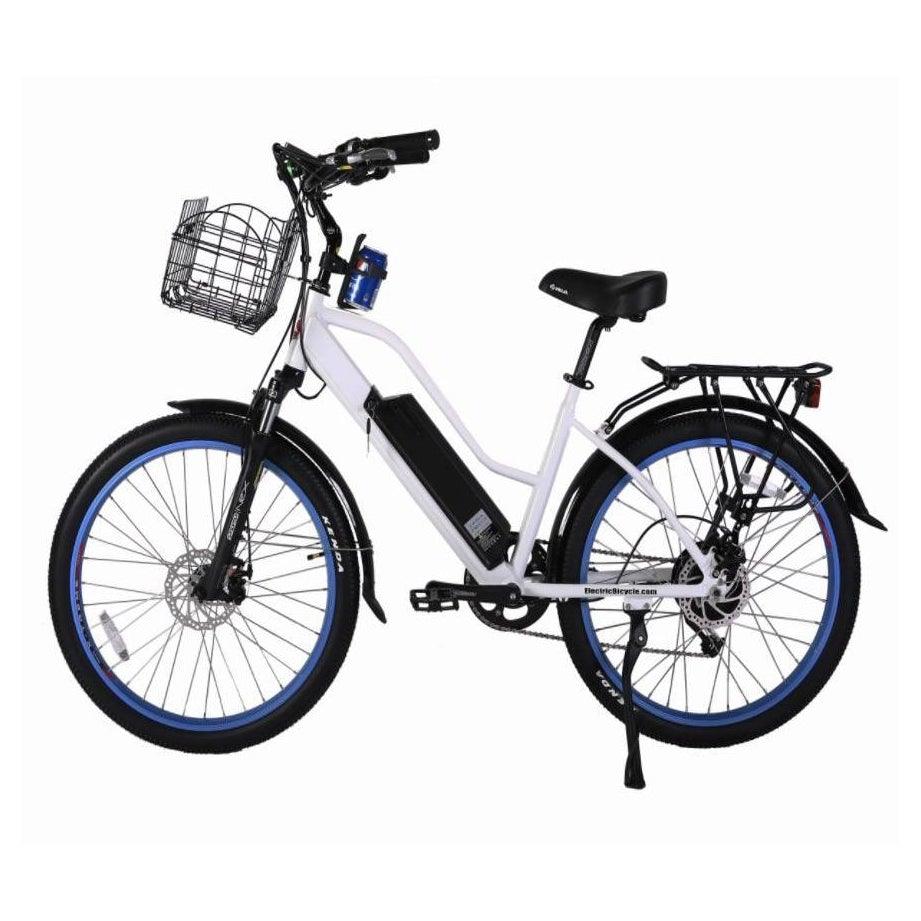 X-Treme Catalina Step-Through Beach Cruiser 48 Volt Lithium Powered Electric Bike - eBike Haul