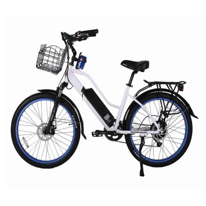 X-Treme Catalina Step-Through Beach Cruiser 48 Volt Lithium Powered Electric Bike - eBike Haul