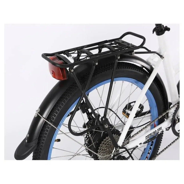 X-Treme Catalina Step-Through Beach Cruiser 48 Volt Lithium Powered Electric Bike - eBike Haul