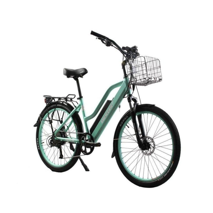 X-Treme Catalina Step-Through Beach Cruiser 48 Volt Lithium Powered Electric Bike - eBike Haul