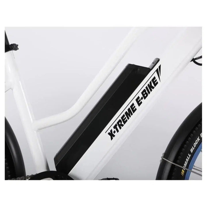X-Treme Catalina Step-Through Beach Cruiser 48 Volt Lithium Powered Electric Bike - eBike Haul