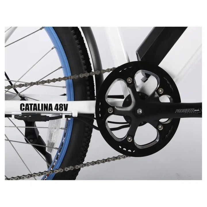 X-Treme Catalina Step-Through Beach Cruiser 48 Volt Lithium Powered Electric Bike - eBike Haul