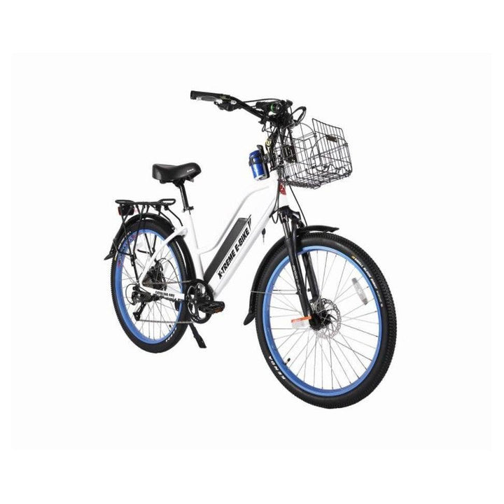 X-Treme Catalina Step-Through Beach Cruiser 48 Volt Lithium Powered Electric Bike - eBike Haul