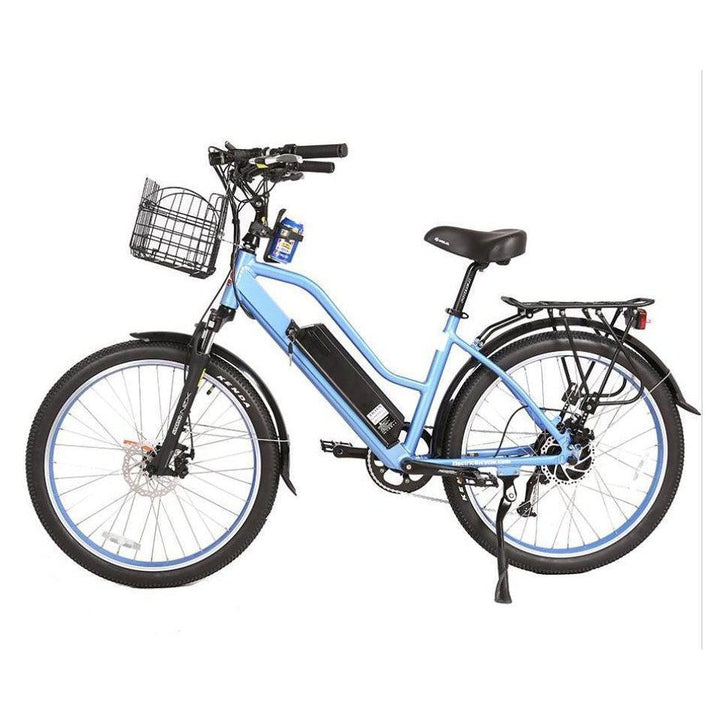 X-Treme Catalina Step-Through Beach Cruiser 48 Volt Lithium Powered Electric Bike - eBike Haul