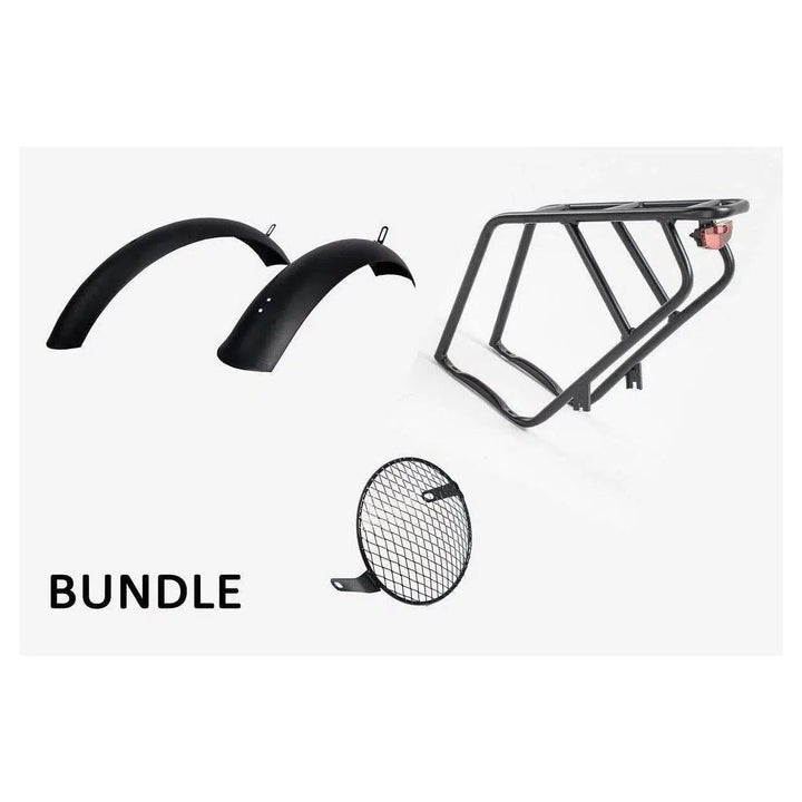 REVI BIKES Cheetah Rear Rack and Fender Bundle - eBike Haul