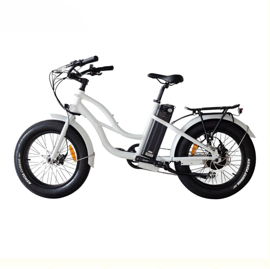 Coastal Cruiser Coastal Cruiser| Step Thru Mini 20x4 - 52v Beach Cruiser Electric Bike - eBike Haul