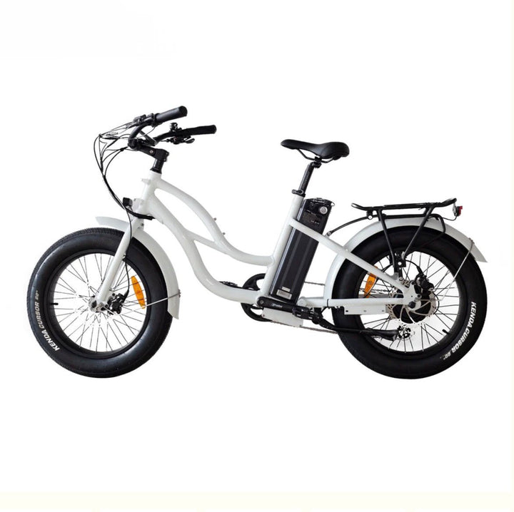 Coastal Cruiser Coastal Cruiser| Step Thru Mini 20x4 - 52v Beach Cruiser Electric Bike - eBike Haul