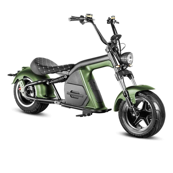 eahora Eahora EMOTO M8 2000W Electric Fat Tire Scooter Chopper - eBike Haul