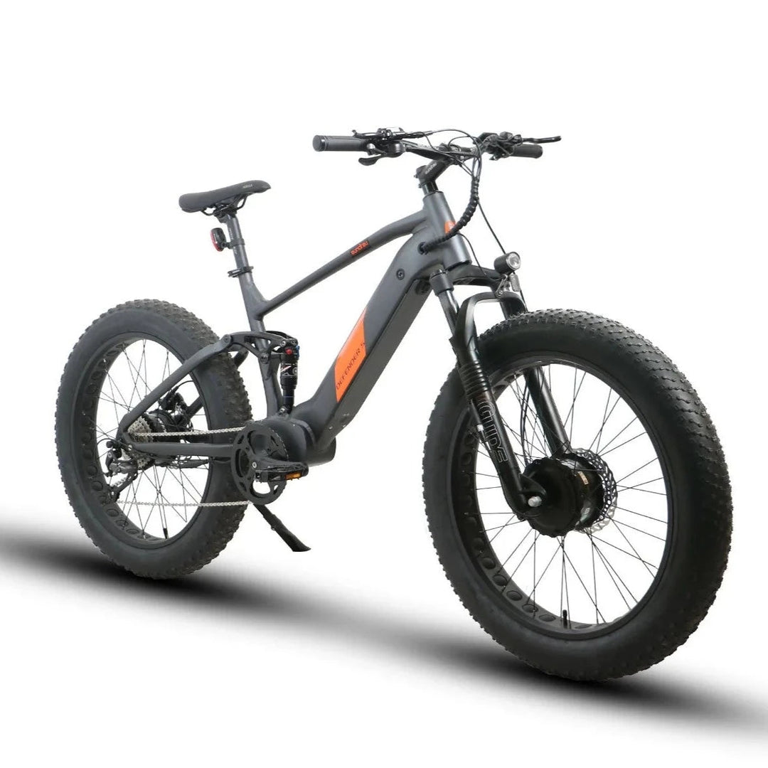eunorau EUNORAU|DEFENDER-S All Wheel Drive Dual Battery Dual Suspension Fat Tire Electric Bike - eBike Haul