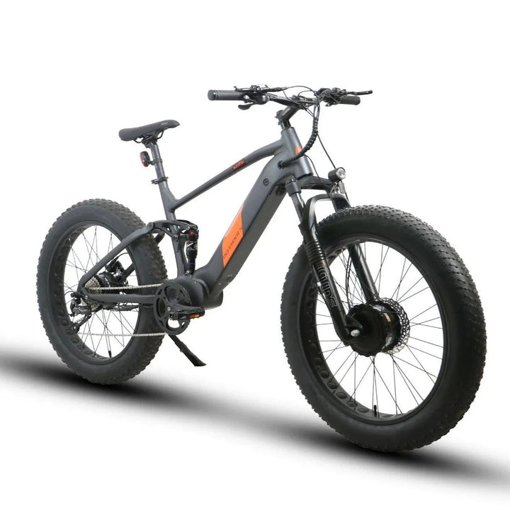 eunorau EUNORAU|DEFENDER-S All Wheel Drive Dual Battery Dual Suspension Fat Tire Electric Bike - eBike Haul