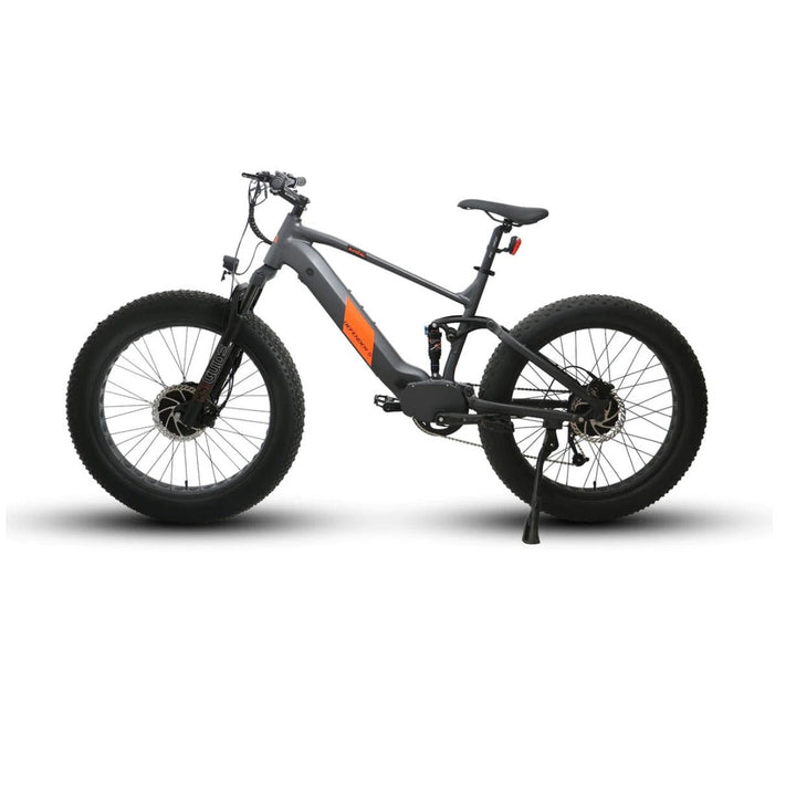eunorau EUNORAU|DEFENDER-S All Wheel Drive Dual Battery Dual Suspension Fat Tire Electric Bike - eBike Haul