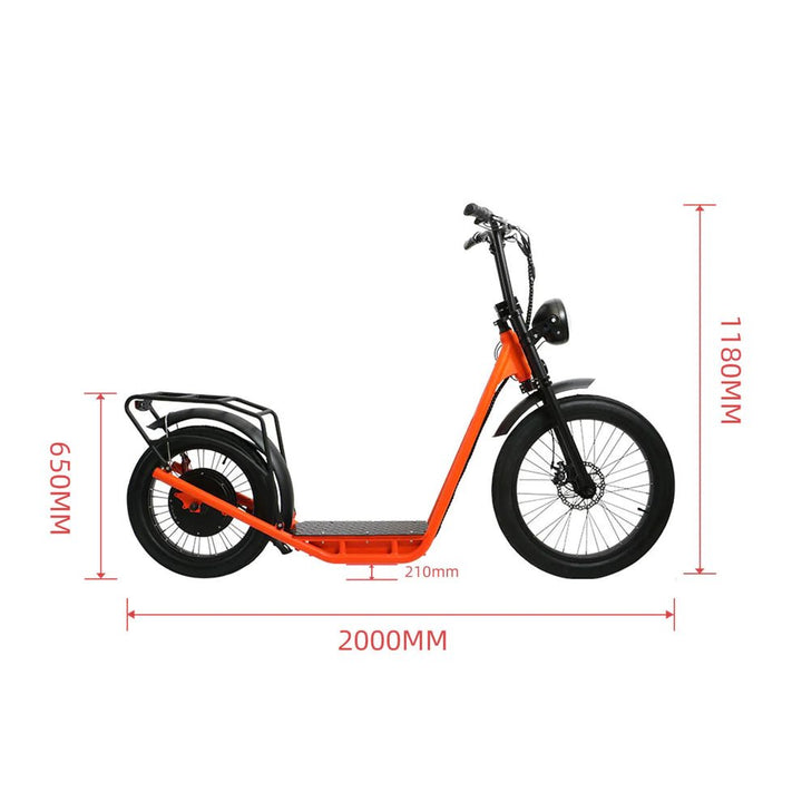 eunorau EUNORAU|JUMBO 48V 15.6AH 1000W Powerful Fastest Electric Kick Motor Scooter - eBike Haul