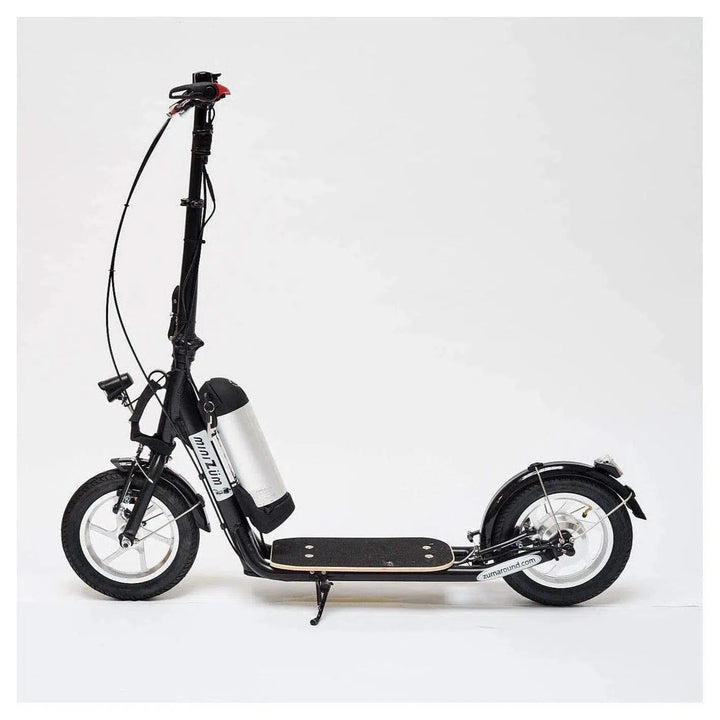 Zümaround ZÜMAROUND| miniZüm Collapsible 12“ Wheels Electric Kick Hybrid Scooter - eBike Haul