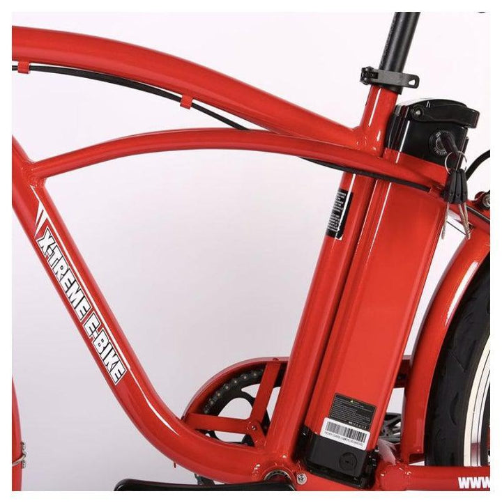 X-Treme New Port Elite Max 36 Volt Lithium Powered Beach Cruiser Electric Bike - eBike Haul