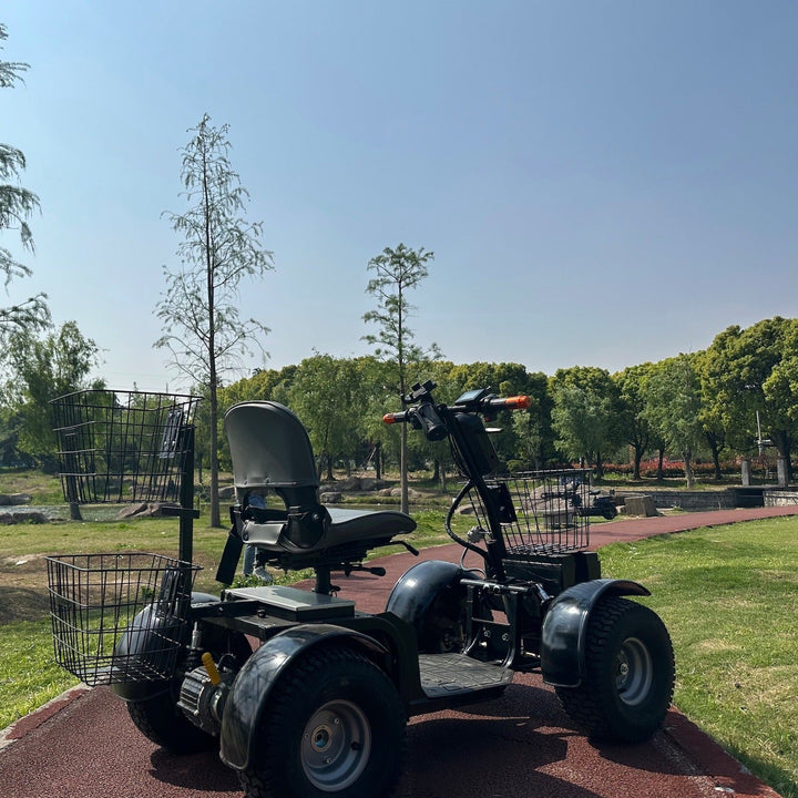 Green Transporter Ninja Single Rider Golf Electric Scooter - eBike Haul
