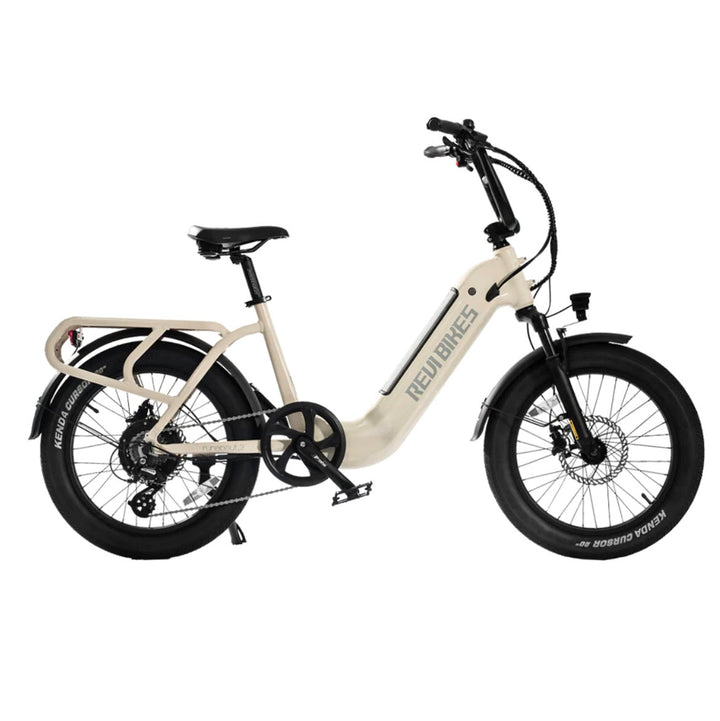 REVI BIKES REVIBIKE| Runabout.2 52V 750W Motor Commute Step Thru Fat Tire Electric Bike - eBike Haul
