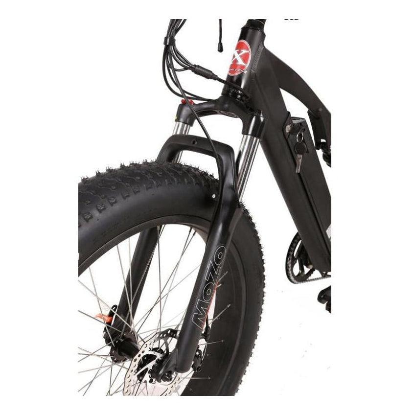 X-Treme Rocky Road 48 Volt 17 Amp Lithium Powered Full Suspension Fat Tire Mountain Electric Bike - eBike Haul