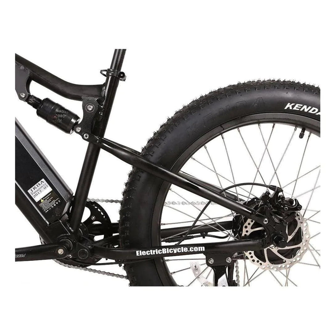 X-Treme Rocky Road 48 Volt 17 Amp Lithium Powered Full Suspension Fat Tire Mountain Electric Bike - eBike Haul