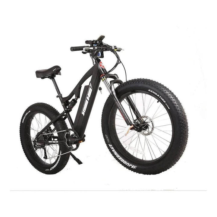 X-Treme Rocky Road 48 Volt 17 Amp Lithium Powered Full Suspension Fat Tire Mountain Electric Bike - eBike Haul