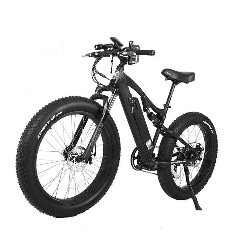 X-Treme Rocky Road 48 Volt 17 Amp Lithium Powered Full Suspension Fat Tire Mountain Electric Bike - eBike Haul