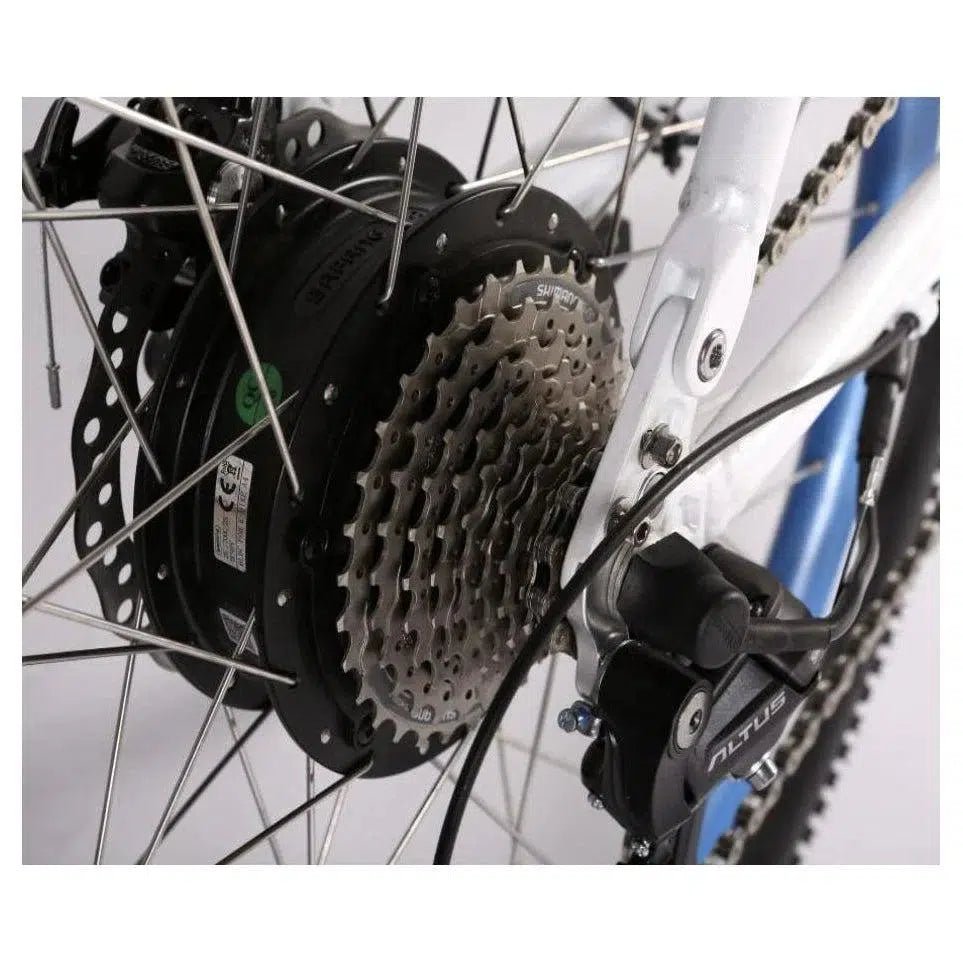 X-Treme Sedona 48 Volt Lithium Powered step-Through Mountain Electric Bike - eBike Haul