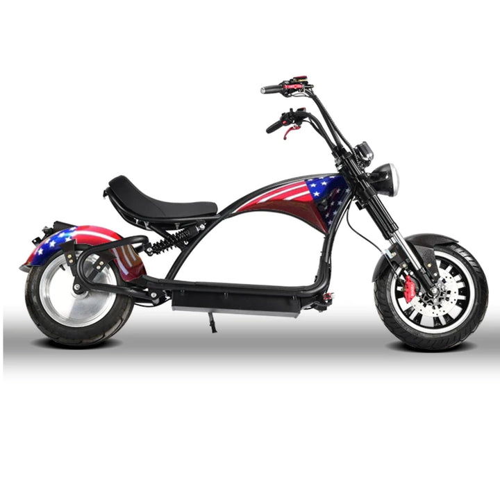 SoverSky SoverSky| M3P 3000W/30A Lithium 50 Miles Range Chopper Motorcycle - eBike Haul