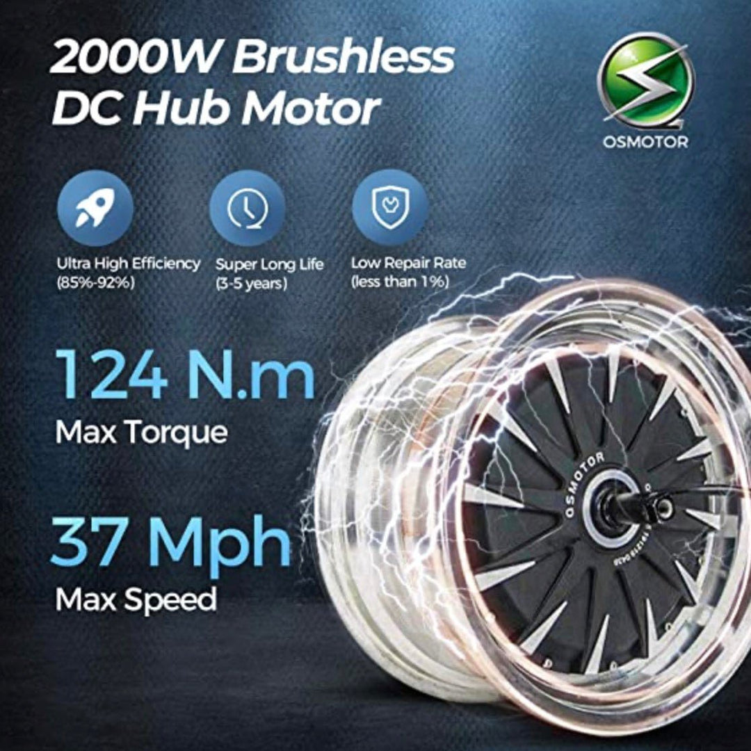 SoverSky SoverSky| M3P 3000W/30A Lithium 50 Miles Range Chopper Motorcycle - eBike Haul