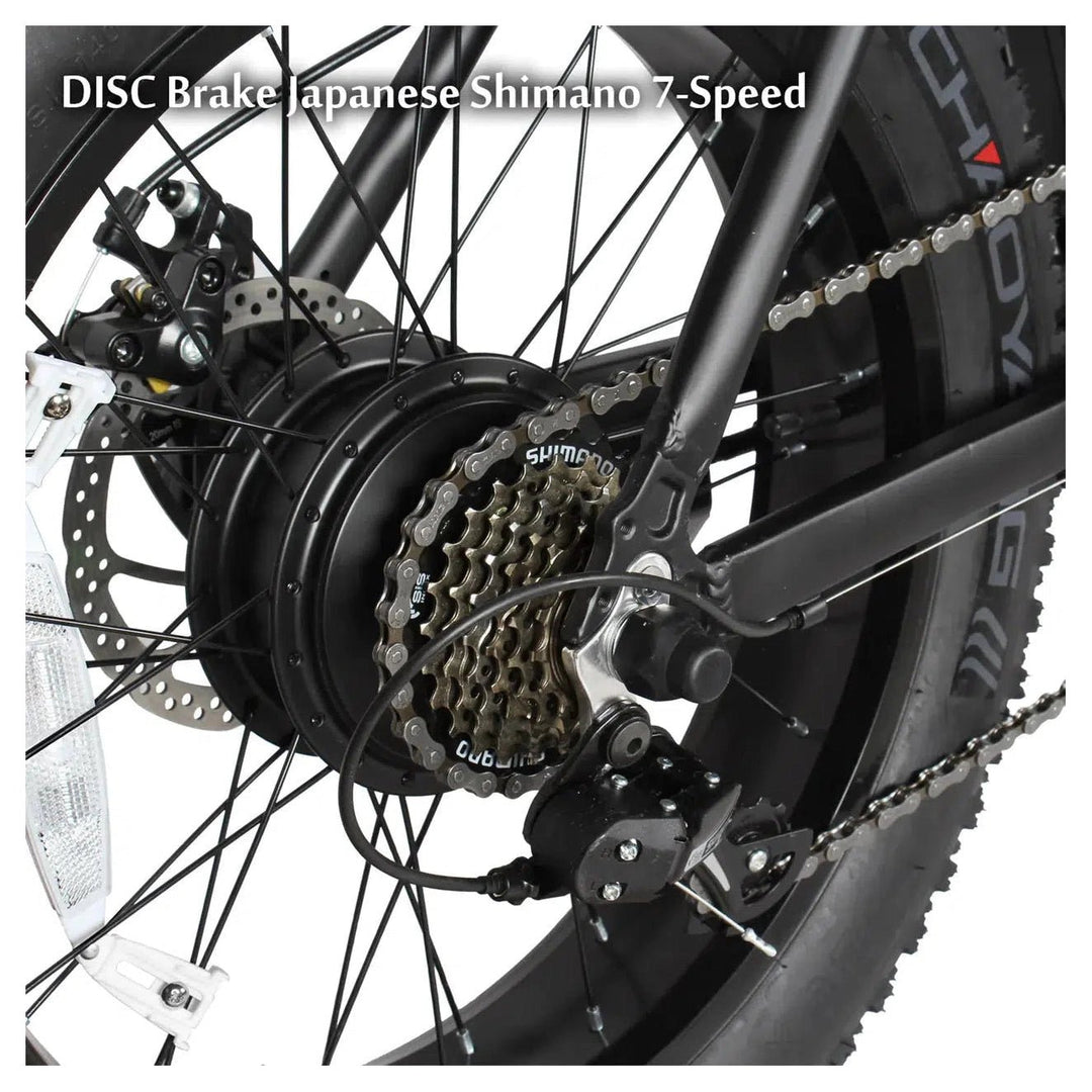 TRACER TRACER| COYOTE 20" 48V/12.5Ah 500W Folding Fat Tire Electric Bike - eBike Haul